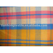 100% Cotton Yarn Dyed Flannel Dress Fabric Cloth